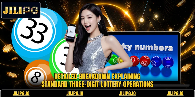 Detailed breakdown explaining standard three-digit lottery operations