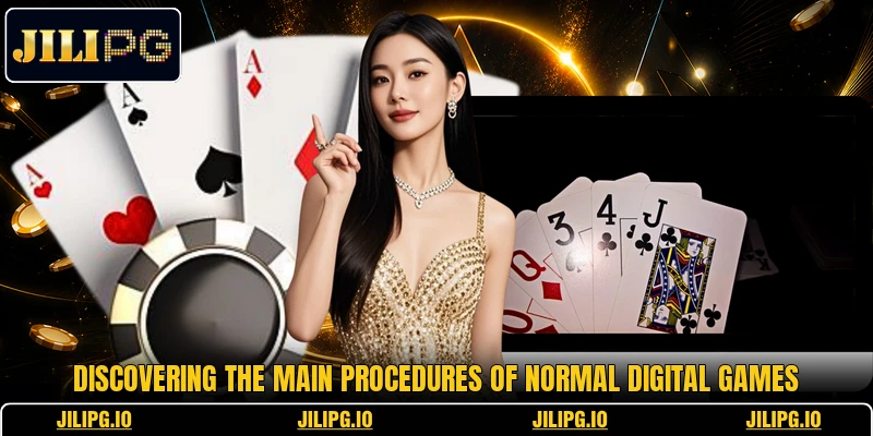 Discovering the main procedures of normal digital games Discovering the main procedures of normal digital games