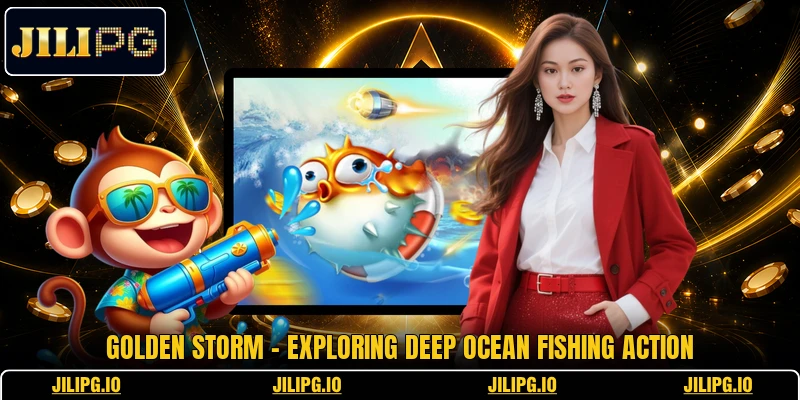 Golden Storm - Exploring Deep Ocean Fishing Action