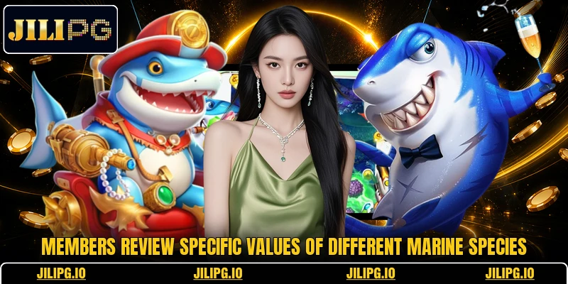 Members review specific values of different marine species Members review specific values of different marine species