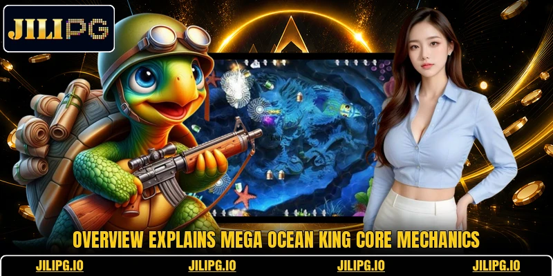 Overview explains Mega Ocean King core mechanics Overview explains Mega Ocean King core mechanics