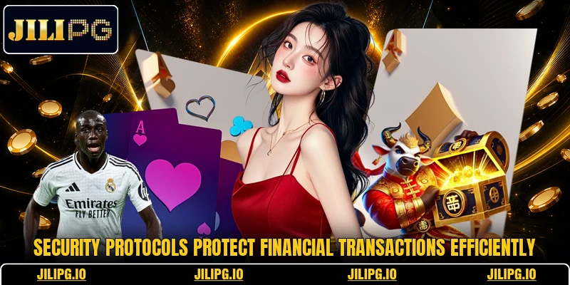 Security protocols protect financial transactions efficiently Security protocols protect financial transactions efficiently